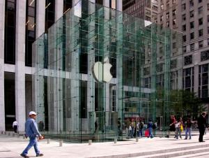 纽约市第五大道的Apple Store入口