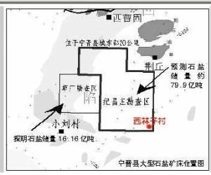 西林子村的盐矿