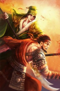 三国杀 关兴/张苞原画